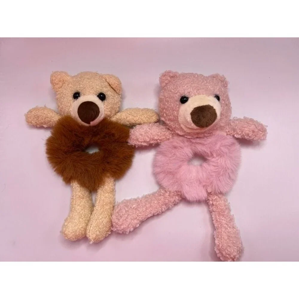 10 Plush Hair Scrunchies